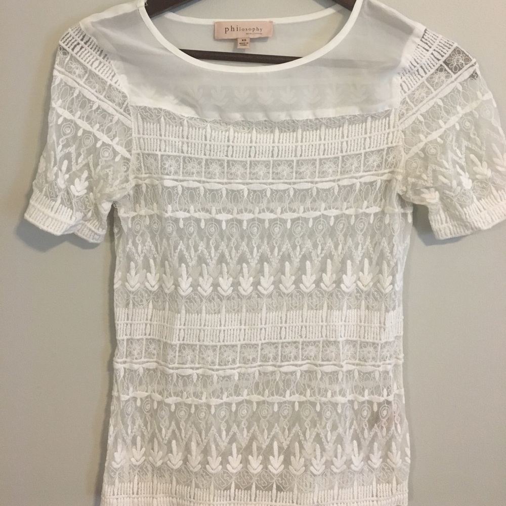 Philosophy Lace Blouse